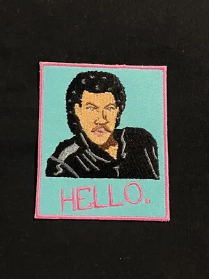 Lionel Richie Patch - Iron On Embroidered - All Night Long - Hello - 80s Music • $7