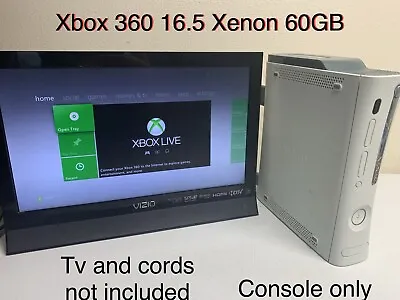 Microsoft Xbox 360 60gb Xenon Premium Pro System 16.5 Console Only Non-HDMI • $75