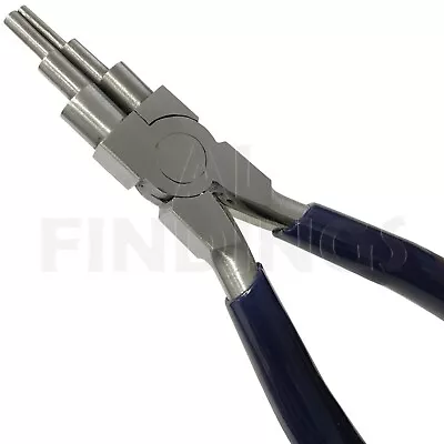 £7.99 • Buy 2-8mm Wire Wrapping Six Step Round Wrap Stepped Pliers High Quality Craft Tool