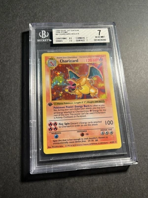 $7800 • Buy First Edition Charizard BGS 4/102 Pokemon BGS 7,PSA,CGC