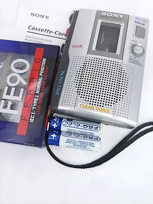 Sony TCM-200DV Pressman Voice Recorder Standard Cassette Dictaphone Dictation • £99.99