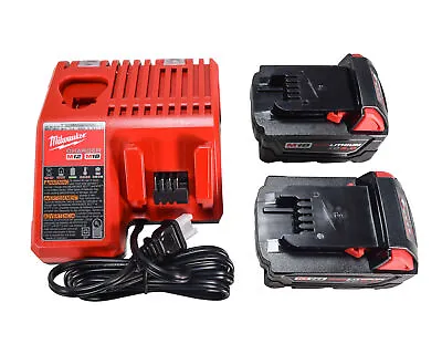 Milwaukee 48-59-1852B 18V Starter Kit With Two 5.0Ah Batteries And Charger • $142.99