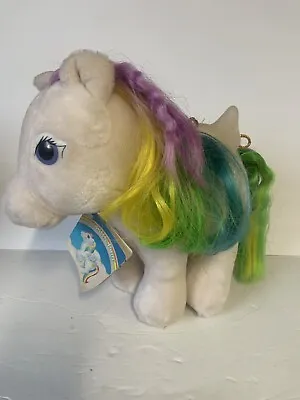RARE Vtg Hasbro Softies My Little Pony STARSHINE Rainbow Pony Plush W/ Tag 1984 • $59.99