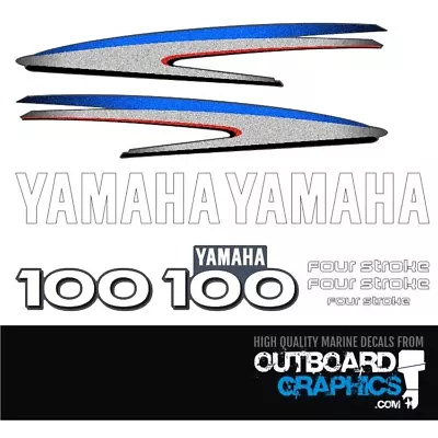 Yamaha 100hp 4 Stroke Outboard Decals/sticker Kit • $86.93
