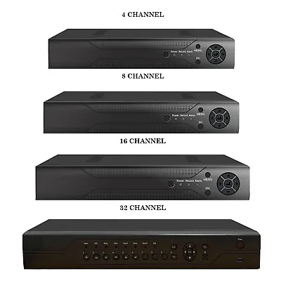 2MP-5MP 4 8 16 32 CCTV DVR Channel AHD 1920P Digital Video Recorder VGA HDMI BNC • £191.90