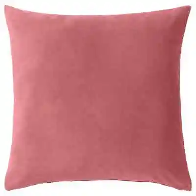£7.99 • Buy IKEA Sanela Cushion Cover 50 X 50 Cm 605.164.54 Dark Pink Velvet NEW
