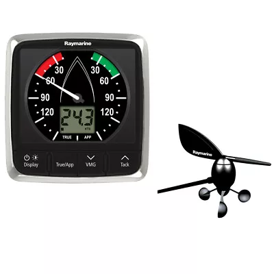 Raymarine I60 Wind Display System W/Masthead Wind Vane Transducer E70150 UPC ... • $884.82