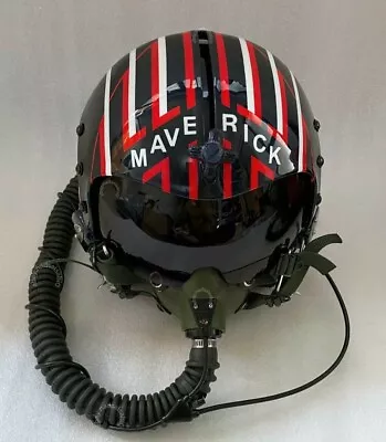 TOP GUN MAVERICK HGU-33 Leather Edgeroll(SIZE XL-XXL)+OXYGEN MASK REPLICA+BAG   • $950