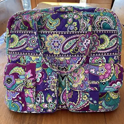 Vera Bradley Extra Large Tote Duffel Bag Heather Pattern ~ 16”x14”x9” Clean • $60