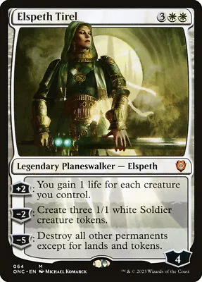 MTG Elspeth Tirel  - Phyrexia: All Will Be One Commander • $2.19