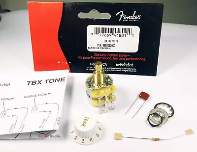 Genuine Fender TBX Tone Control 250K/1-Meg Stacked Pot/Potentiometer Kit • $12.86