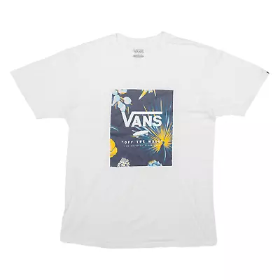 VANS Mens T-Shirt White M • £11.99