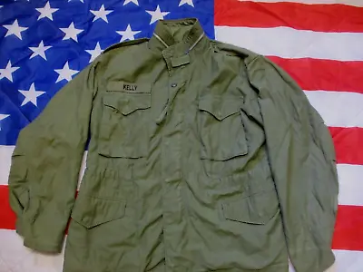 RARE 1967 GENUINE US ARMY ISSUE VIETNAM WAR M65 JACKET 82nd AIRBORNE Para CIB • £99.99