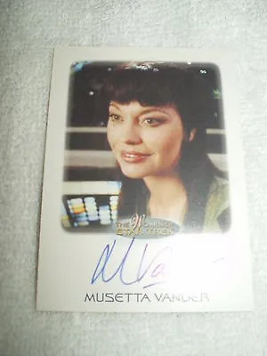 Star Trek Autograph Card Women Of Musetta Vander As Derran Tahl In Voyager • $31.08