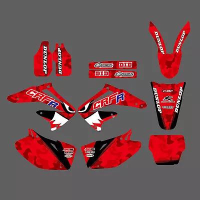 Team Graphics Backgrounds Decals For Honda CRF CRF450R 2002-2004 Red • $54.99