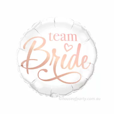 Bachelorette / Hens Night Party Supplies Team Bride Foil Balloon Decoration • $8.95