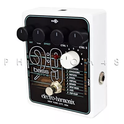 Electro-Harmonix - Bass 9 - Machine Polyphonic Guitar Pedal With Bass Tones • $259.50