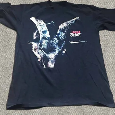 Vintage Slipknot Iowa Tour 2001 Tour Black Men All SIZe T-shirt • $16.99