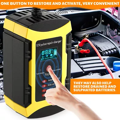 Portable Car Jump Starter Booster AC DC 12V Battery Charger Power Bank • $21.99