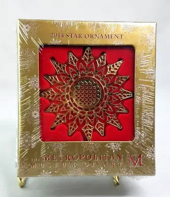 2014 Gold/Silver Overlay Metropolitan Museum Of Art Ornaments Star Snowflake • $175