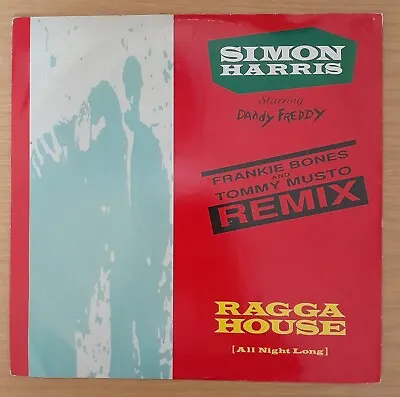 Simon Harris/daddy Freddy - Ragga House 3tk Ex Vinyl House Breaks 12  Rmx Single • £3.30