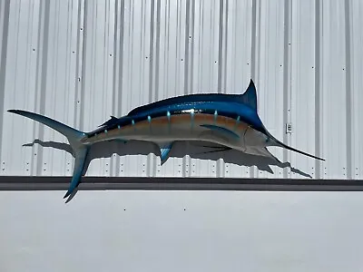 98  Blue Marlin Two Sided Fish Mount Replica - Quick Production • $980