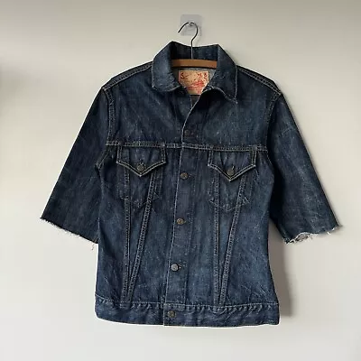 Sugar Cane & Co 1962 Type III Denim Jacket Size 40 Made In Japan Damaged Read • $99.99