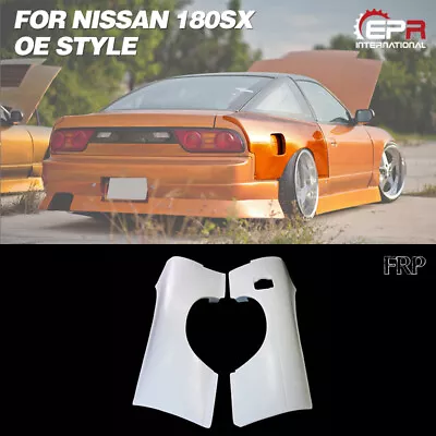 For Nissan 180SX FRP Unpainted 50mm Wide Rear Fender Addon Body Kit 2Pcs • $3022.59