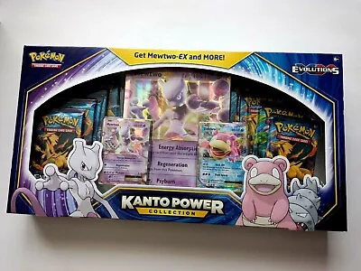 2016 Pokemon Evolutions Mewtwo Kanto Power Collection - 10 Packs & 3 HOLO EX • $239.89