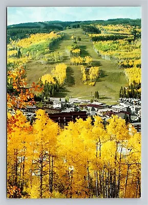 $7.53 • Buy CO Vail & Vail Mountain Ski Hills In Autumn Fall Leaves Vtg Postcard View 4x6