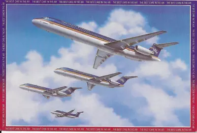 MIDWEST EXPRESS AIRLINES Airline Issued Postcard. • $3.95