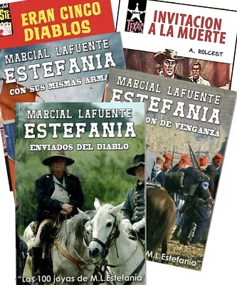 “Muchos Dólares” Set 5 Novelas Por Marcial Lafuente Estefania Y Otros Autores • $28.45