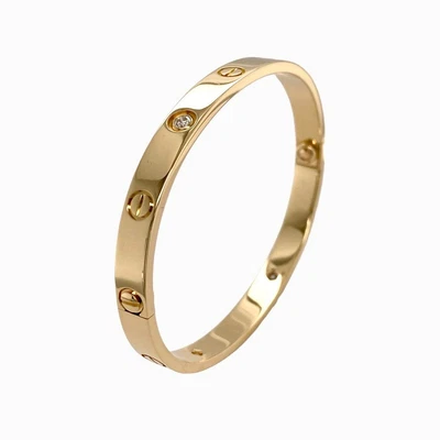 £7500 • Buy Cartier Love Bracelet 18k Yellow Gold 4 Diamond Size17 CRB6070017💎RRP £10,600💎
