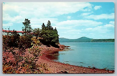 Postcard Village At The Mouth Of St. Croix River Red Beach Maine F1 • $3.99