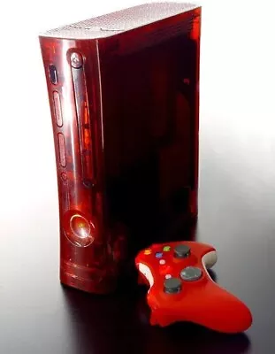 XCM Ruby Red Xbox 360 Case Shell Non-HDMI Brand New Complete • $420