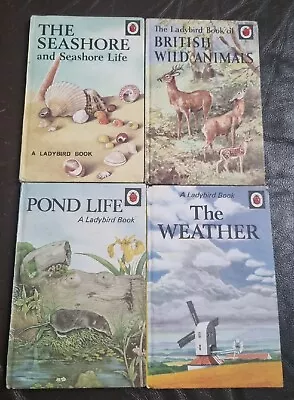 Vintage Ladybird Books Nature Series 536 4 Matt Books Good Condition A8 • £15