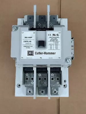 Cutler Hammer C825LN6 Contactor 360 Amp 3 Pole 110/120 Volt Coil 600V  Series A2 • $1299.99