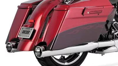 NEW VANCE & HINES Monster Round Slip-On For FL Models Part # 1801-0662 Chrome • $611.99