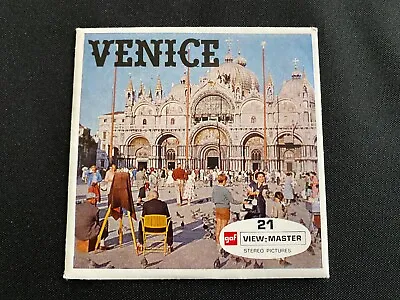 GAF View-Master #C 030 VENICE ITALY Printed In Belgium  Late 1960's Pressing • $24.99
