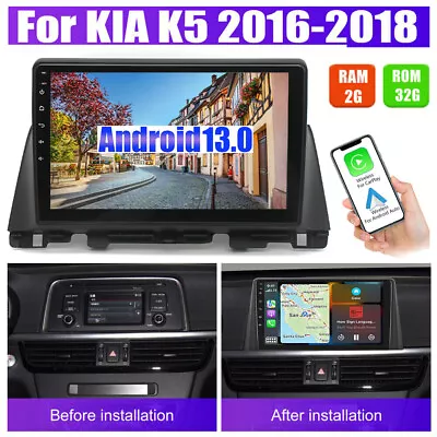 Android 13.0 Car Radio Stereo GPS Navi Apple CarPlay For 2016-2018 Kia Optima K5 • $147.60