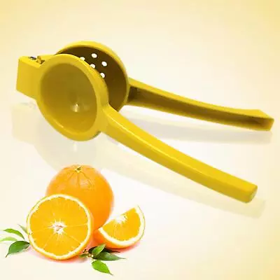 Lemon Squeezer Juicer Easy To Clean Multifunctional Metal Hand Press Juicer • £8.53