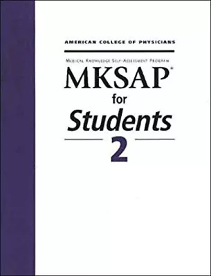 Mksap For Students 2 Paperback • $6.81