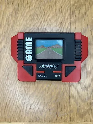 SYSTEMA F1 CAR RACING - Vintage 1980's LCD Handheld Game Not Tested • £9.99