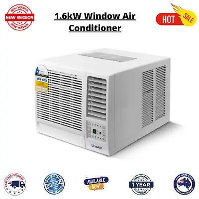 $512.45 • Buy Window Air Conditioner Devanti 1.6kW W/o Reverse Cycle Wall Box Fan Cooler White