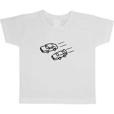 'Racing Cars' Children's / Kid's Cotton T-Shirts (TS017789) • £5.99