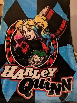 $25 • Buy Harley Quinn Plush Blanket