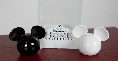 NEW Disney Home Collection Mickey Mouse Heads Salt & Pepper Shakers Vintage 2006 • $10.37