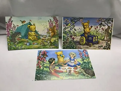 Medici Molly Brett Anthropomorphic Teddy Bear Postcard Lot • $9.99