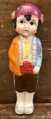 Vintage Spain Frozen Charlotte Penny Doll Figurine Matador Bisque Japan 5 1/2” • $18