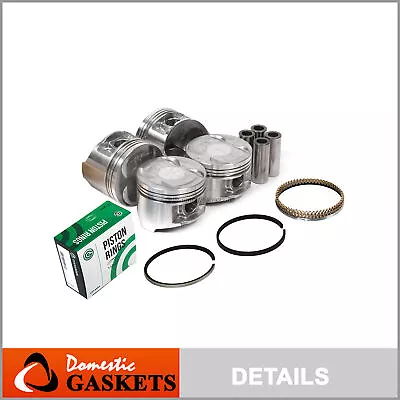 Pistons And Rings Fit 90-01 Acura Integra GS LS RS 1.8L SOHC B18A1 B18B1 • $99